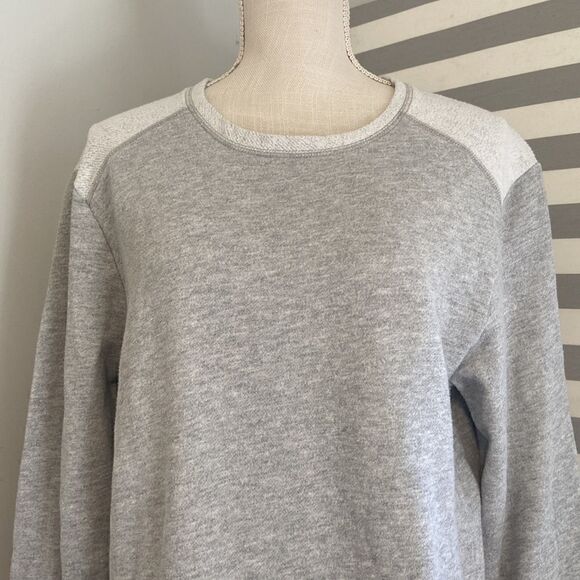 Tommy Bahama Gray Two-Tone Crewneck Pullover Sweater Sweatshirt Size XL - Picture 2 of 10